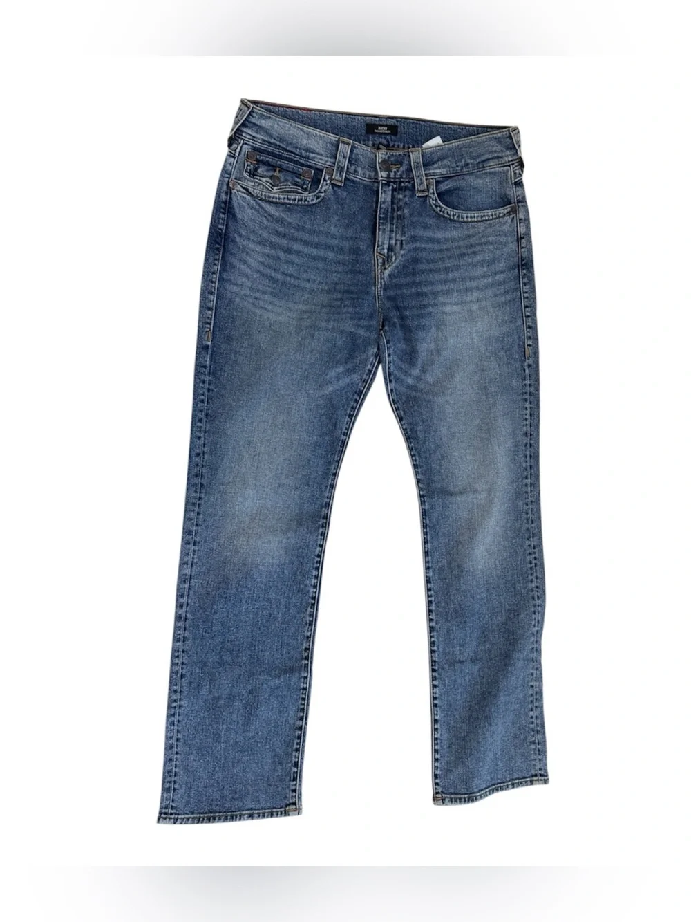 True Religion medium-wash men’s relaxed straight jean